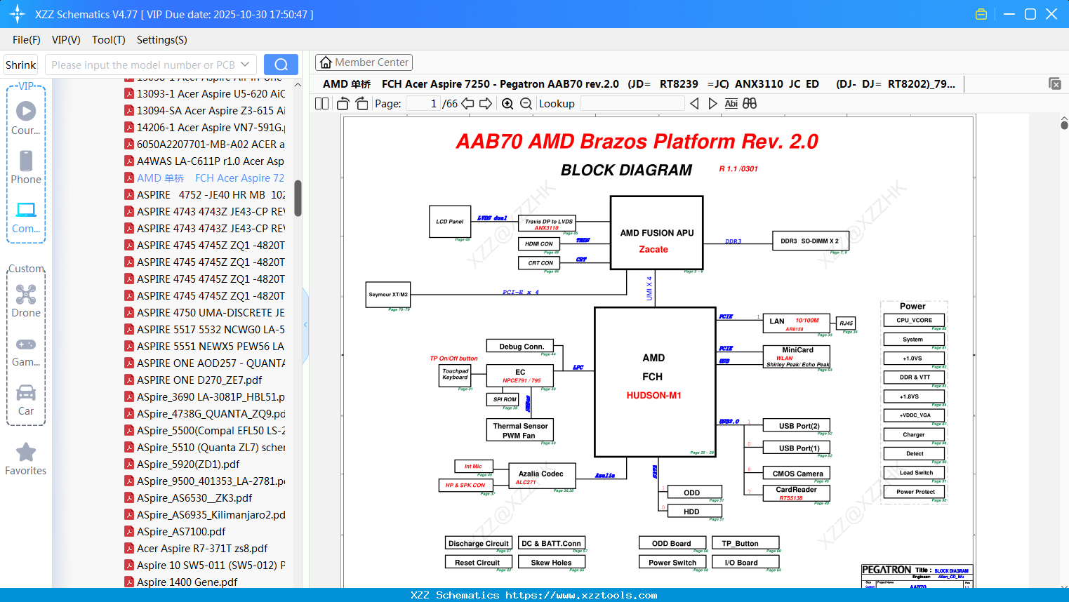 Laptop AMD ╡е╟┼ FCH Acer Aspire 7250 - Pegatron AAB70 Rev.2.0 (JD= RT8239 =JC) ANX3110 JC ED (DJ- DJ= RT8202)_795LA